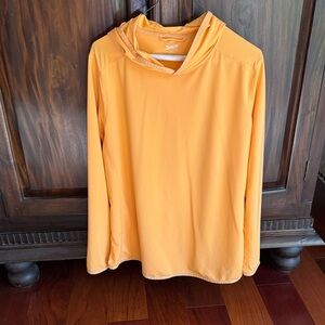 Duluth Trading Co Orange Hoodie lightweight